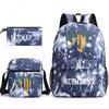 Lionel Messi · Peripheral Printed School Bag Three-Piece Pencil Case Shoulder Bag Backpack
