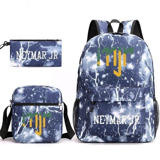 Lionel Messi · Peripheral Printed School Bag Three-Piece Pencil Case Shoulder Bag Backpack