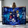 Bluelock Print Flannel Blanket High Quality Warm Comfortable Cover for All Seasons Perfect for Gifts Home Decor