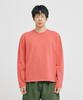 TAKEASY Pigment Layered Crop Top (Gray + Dusty Pink)