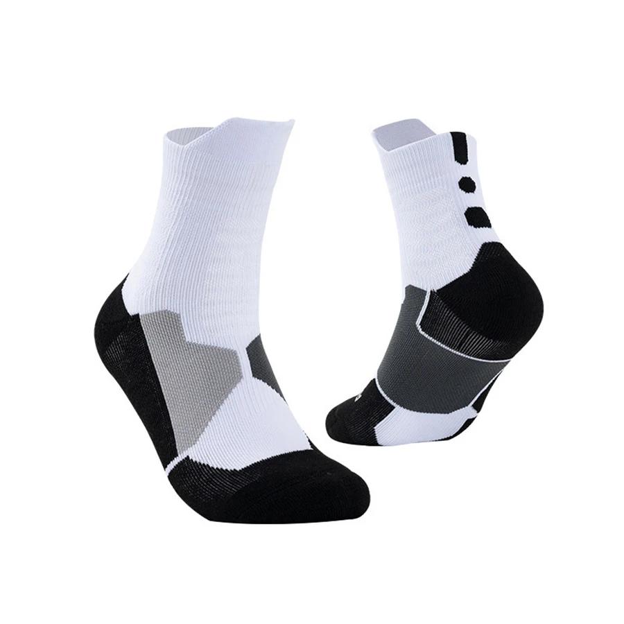 2Pair Towel Bottom Athletic Socks Men Women Football Basketball Baseball Rugby Soccer Cycling Cushioned Non Slip Sports Socks