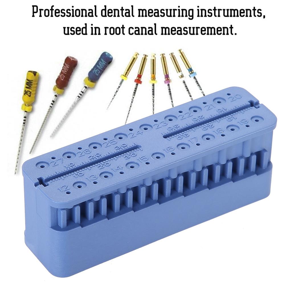 Dental Endo Block Files Measuring Tools Endodontic Ruler Test Board