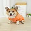 Pet dog clothes autumn and winter corgi autumn medium-sized dog four feet fleece thickened warm sleeveless clothes two feet