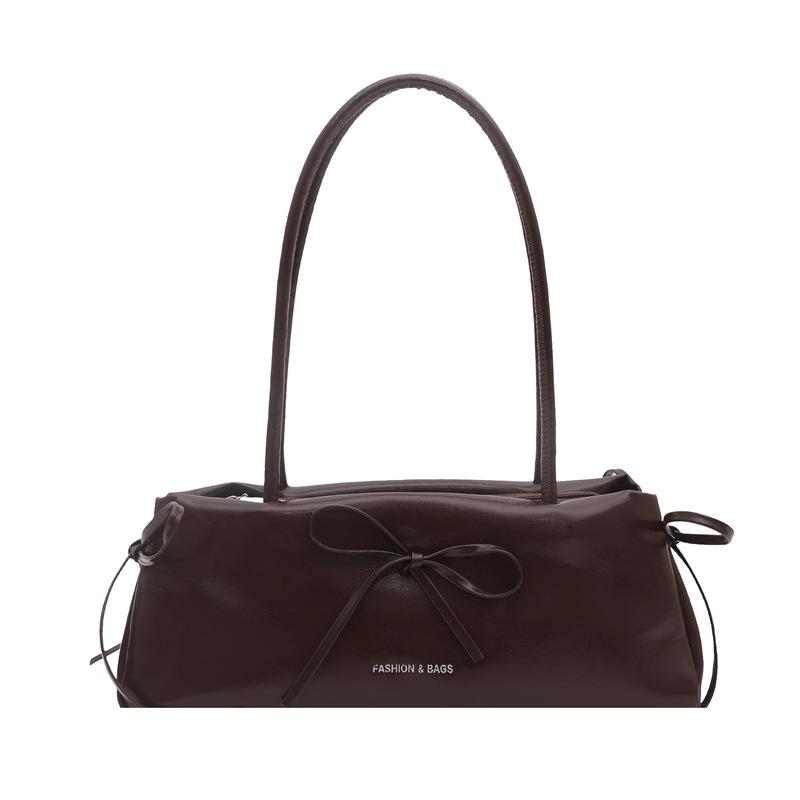 Bows Fashion Casual Large Capacity Commuting Shoulder Bag with Handle and Pillow Interior