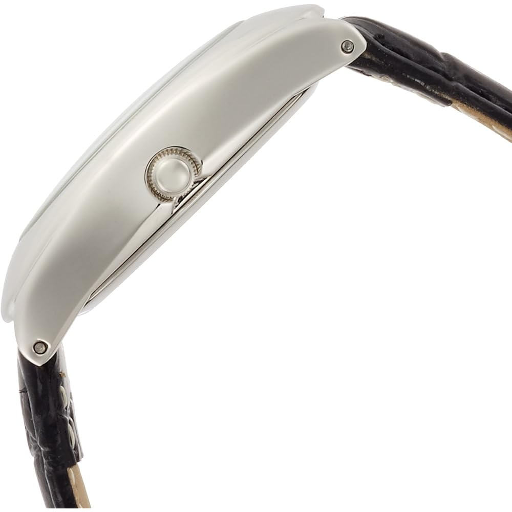 Citizen Q&Q Analog Waterproof Watch Leather Strap QA03-304 Women's Black