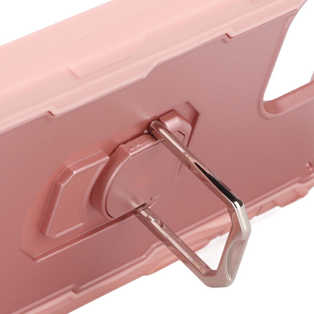 Scratchproof Armor Covers with Stand for   13 Pro   Mobile Phones Armor   Case(Pink Gold )