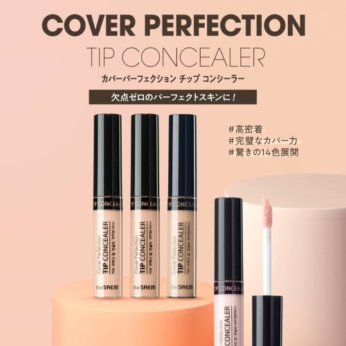 The Saem Concealer Cover Perfection Chip Concealer 0.5 Ice Beige 6.5 Grams