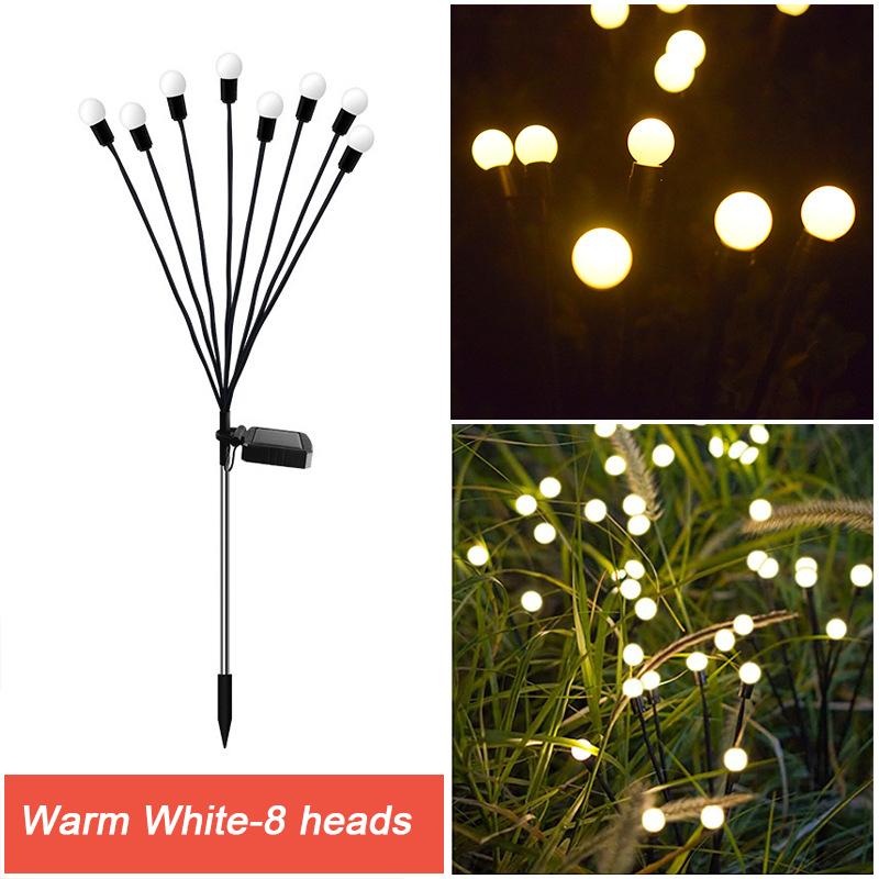 6/8/10 Led Solar Light Outdoor Garden Decoration Landscape Lights Firework Firefly Lawn Lamps Country House Decor Lamp