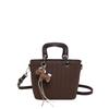 2026 Autumn/Winter Matte Metal Buckle Woven Tote with Large Capacity - Retro Women's Shoulder & Handbag.