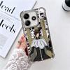 Bleach Anime Ichigo Kenpachi Plating Phone Case For Xiaomi Redmi Note 14 15 Pro Plus 13 12 11 11S 11T 10 9S 9 5G Anti-Fall Airab