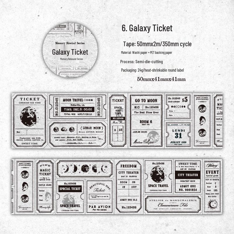 

Сумерки и вырубной васи-скотч: Ретро Черно-белые Наклейки Масляной Живописи, Серия Воспоминаний 6