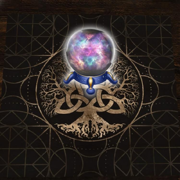 Tarots Tablecloth Divinations Table Cover Oracles Board Game Mat