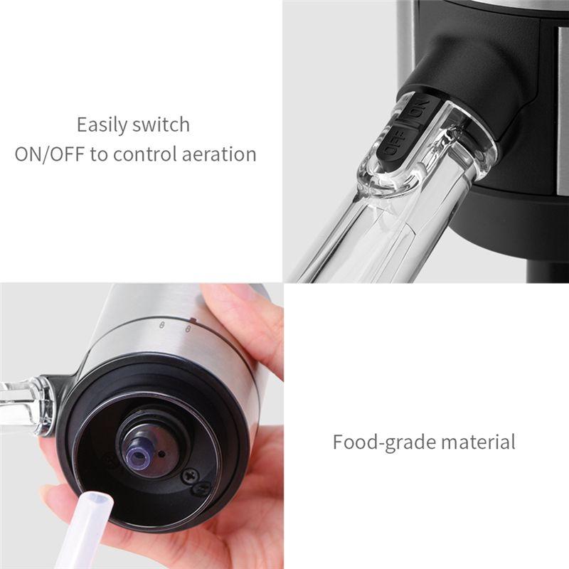 A34R Electric Wine Aerator Dispenser Bar Accessories One-Touch Automatic Aerator Pourer Wine Aerator For Party