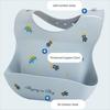 Cartoon Printed Baby Bibs Soft Silicone Toddlers Bibs Cute Waterproof Bibs  Newborn