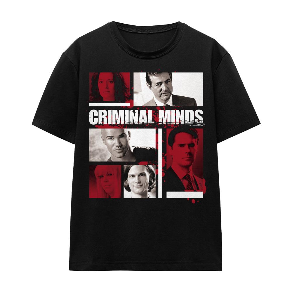 Criminal Minds Unisex Erwachsenen Charakter Boxen T-Shirt