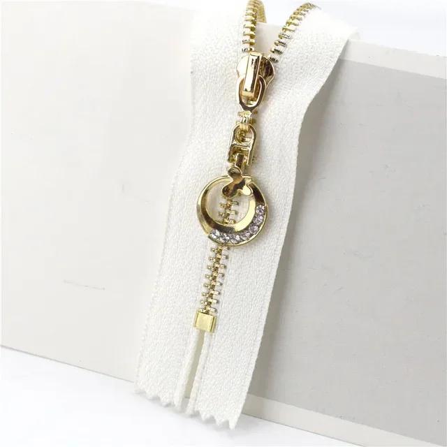 3Pc Meetee 15-70cm 3# Metal Zippers Auto Lock Zip for Clothes Purse Pocket Zipper Closures Repair Kit DIY Bag Sewing Accessories