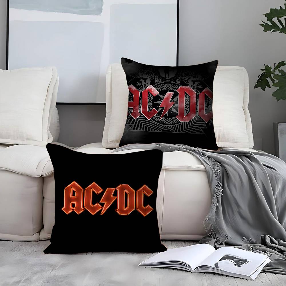 Rock Singer A-AC D-DC Band 45*45cm Cushion Cover Pillow Cover Decor Pillowcase Home Pillowcase For Couch Pillow