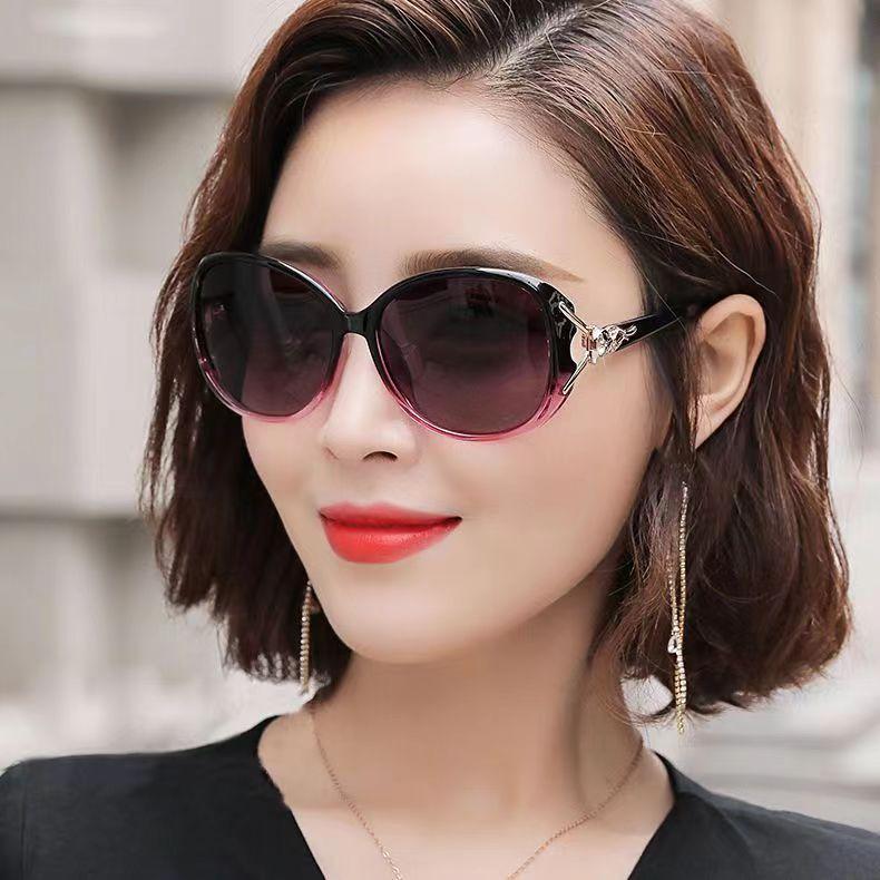 Sonnenbrillen Damen Mode Oval Shades Sonnenbrille Weibliche Cat Eye UV-Schutz Polarisierte Sonnenbrille