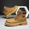 Autumn Winter Men Boots Waterproof Outdoor Ankle Boots For Men Tooling Boots