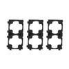 ABUL-100X 18650 Lithium Battery Double Holder Bracket For DIY Cell Pack Black