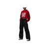 Jordan Comfortable Solid Color Loose Casual Pants Women Bottoms Black White HF9466-010