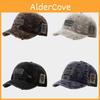 Cappellino da baseball in velluto a coste vintage con disegni di lettere ricamate per abbigliamento casual da strada