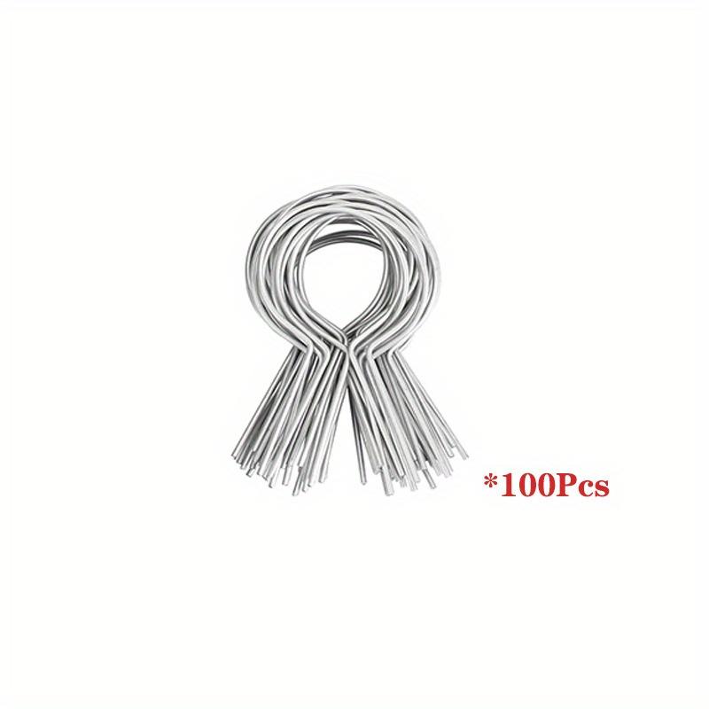 Metall-Drahtklemme Zaun-Kabelbinder Tragbare Zaunbefestigungsgurte für mehrere Zaunarten Langlebig