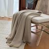 LISM Multifunctional Khaki Polyester Throw Blanket