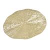Round Wall Art Decor Elegant Style Iron Material 24.5cm/9.6in Delicate Texture Appearance Golden