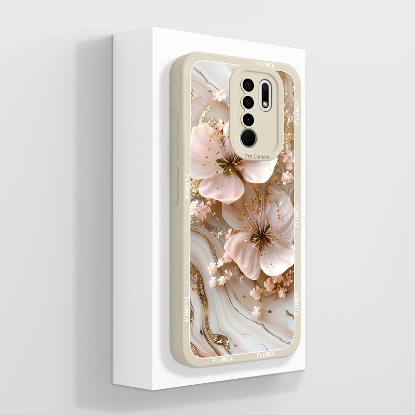 For Xiaomi Poco M2 M3 M4 M6 M7 Pro M5 M5S Mysterious Whale Phone Cases Camera Protection Liquid Silicone Anti Fall Protection Covers For Xiaomi Casing