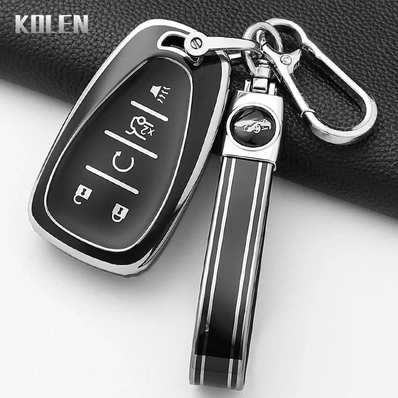 Fashion Tpu Car Key Case Cover For Chevrolet Malibu Blazer Traverse Seeker Onix Equino Volt Bolt Trax Orlando Cruze Spark Sonic