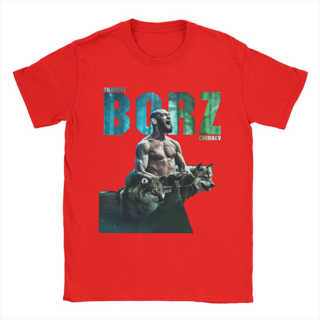 Khamzat Chimaev Boxing Fighting T-Shirt Summer 100% Cotton T Shirts For Couple Trendy Cool Tshirt Short Sleeve Awesome Top Tees