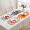 Jednobarevná čtvercová podložka pod talíř Tepelně odolná podložka Nové kuchyňské doplňky Venkovní vnitřní