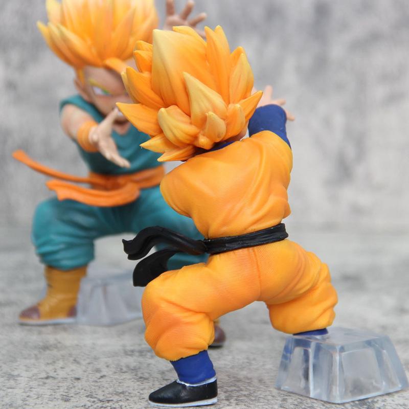 15cm Dragon Ball Figure Son Gohan Trunks Action Figures Anime Collection Pvc Statue Model Ornaments Collection Doll Toys Gifts
