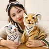 Simulated Tiger Doll Rag Doll Plush Toy Birthday Gift White Tiger Children's Toy Pillow Gift