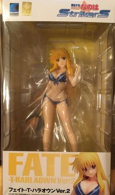 BEACH QUEENS Magical Girl Lyrical Nanoha StrikerS Fate Harlaown Scale PVC Figure T. Ver.2 1/10 Pre-painted