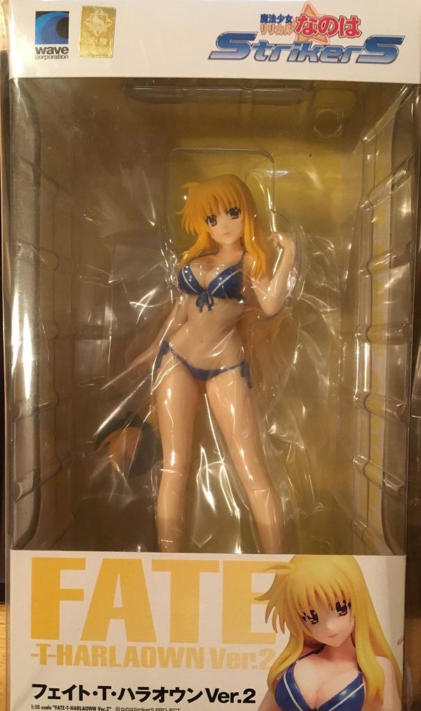 BEACH QUEENS Magical Girl Lyrical Nanoha StrikerS Fate T. Harlaown Ver.2 110 Scale PVC Pre-painted Figure
