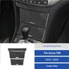 For Acura TSX 2003-2008 Car Accessories Red Carbon Fiber Interior Gare Lifting Storage Trim Sticker Set
