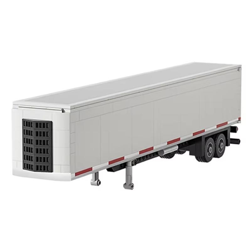 421PCS European Truck Head Building Blocks Creative Connectable Container Trailer Model Bricks Diy Puzzle Toys Holiday Gifts