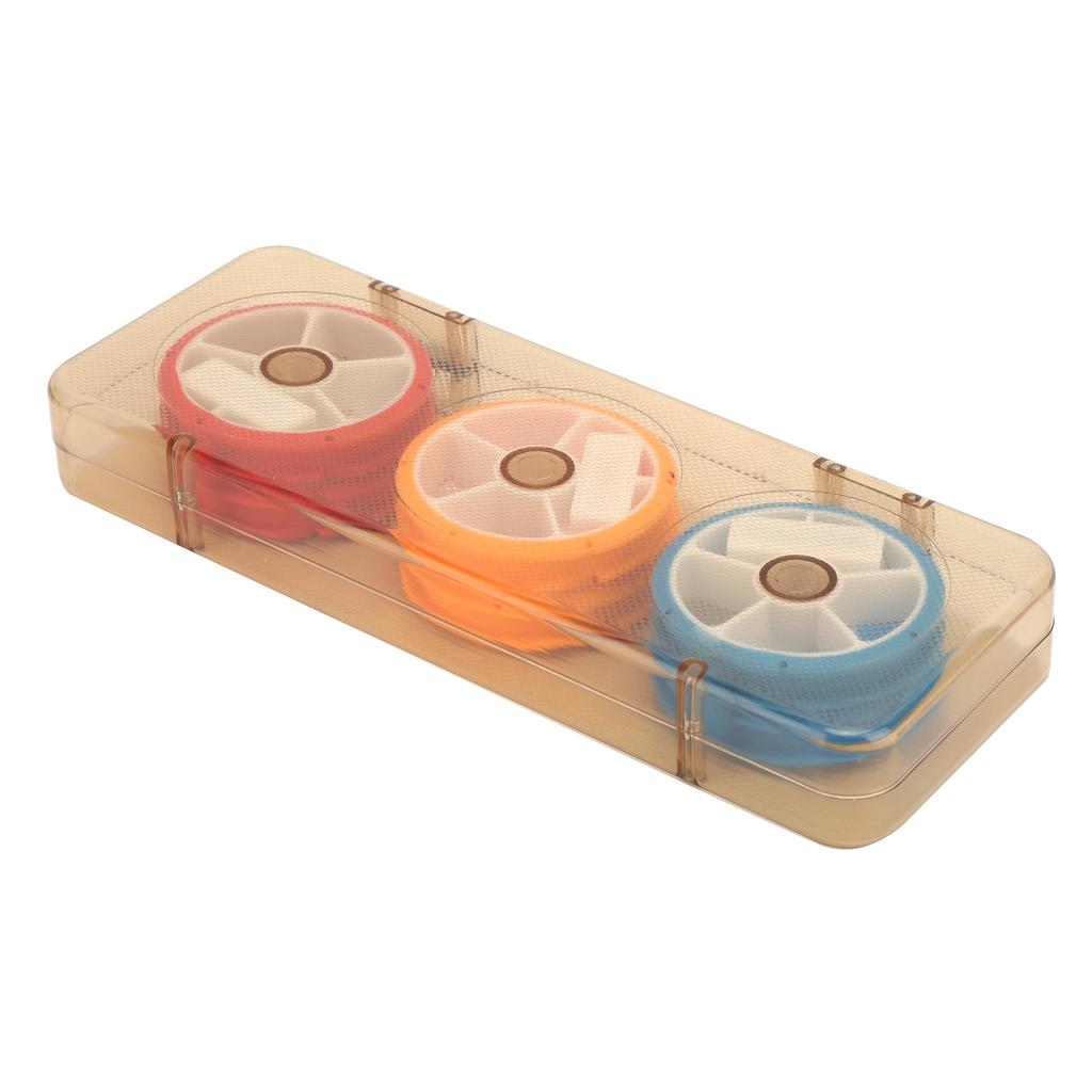 Silicone Fishing Line Storage Holders 6?Axis Colorful Fishing Line Winding Board Spool