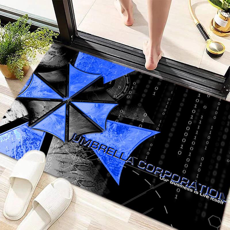 Sci-Fi game Resident Evil, Umbrella Corporation, soft carpet, home living room, office chair pad, door mat, door mat carpet U5