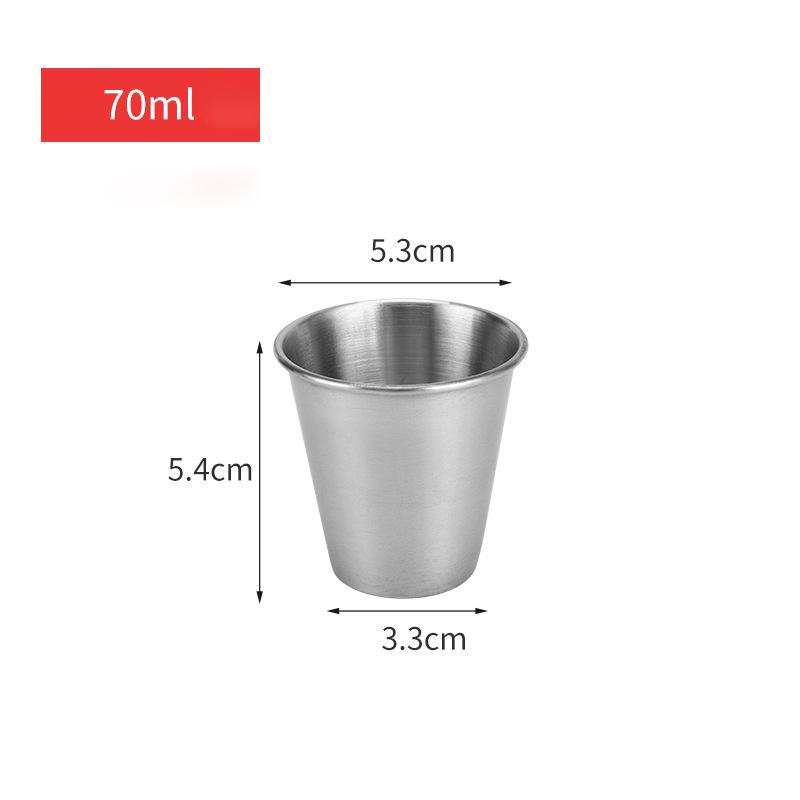 

Уличная кружка для воды из нержавеющей стали, для пеших походов, кемпинга, пикника, барбекю, пивные кружки, кофейная кружка, портативная дорожная посуда для напитков, винная кружка, пивной бокал 70ml