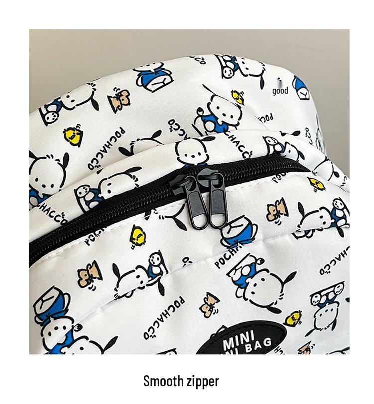 Hello Kitty Double Shoulder Backpack for Students - Cute Cartoon Design for Middle & High School Travel & Campus Outings.