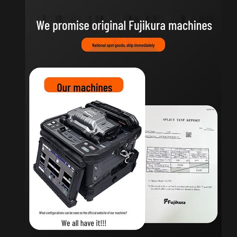 Fujikura FSM-66S+ Fiber Optic Fusion Splicer