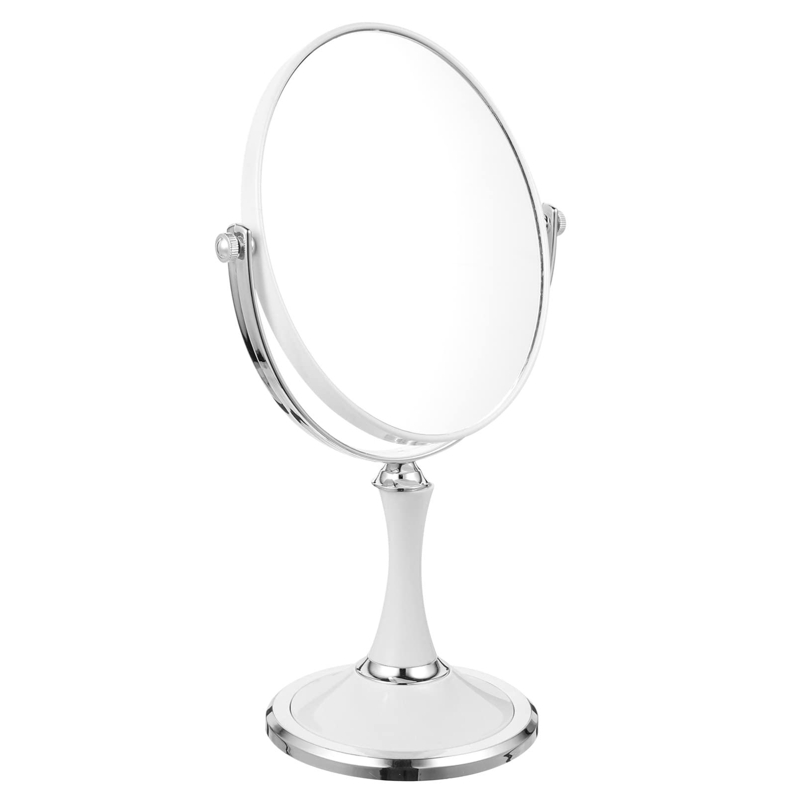 

LALAFINA Tabletop Stand Actress 1x 2x Magnifying Makeup Desk Tabletop Vanity 2x Magnifying for Makeup Tools and Makeup Mirror, Double-Sided Mirror, белый