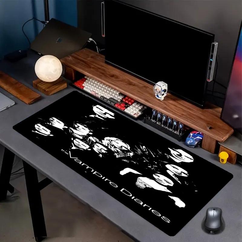 The Vampire Diaries Print Mouse Pad, Anti‑Slip Desktop keyboard Mat, for PC Laptop Gaming Working Daily Use, Cool Festival Surprise Gift