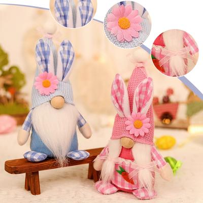 Easter Decorations Faceless Doll Couple Doll Forest Man Bundle Apron Doll Decoration Desktop Decoration