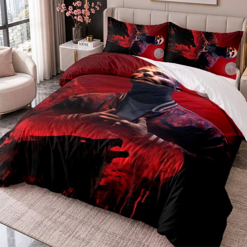 Kontra K 3Pcs Bedding Set Duvet Cover With Two Pillowcases For Bedroom Home Decoration