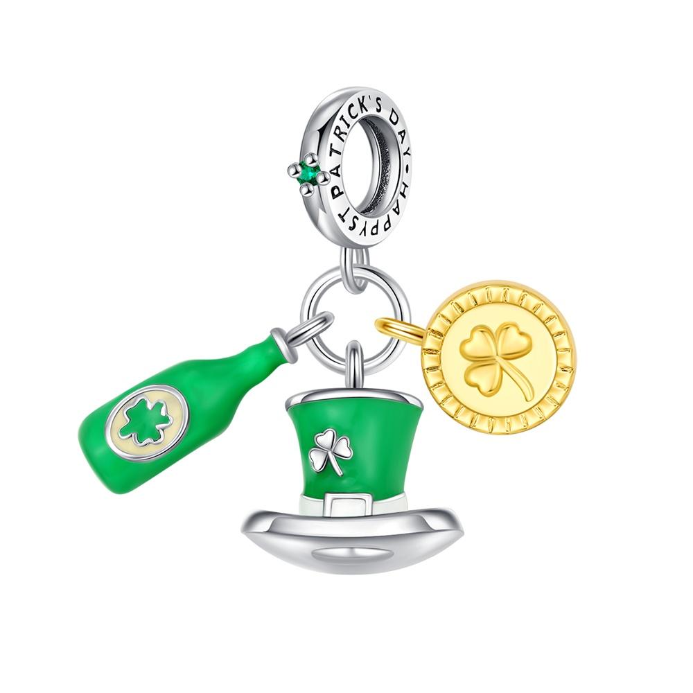 Elegant Ballet Charm Fit 3Mm Bracelet Diy For Women Copper Bead Star Clover Rabbit Charm Perfect Mother'S Day Gift