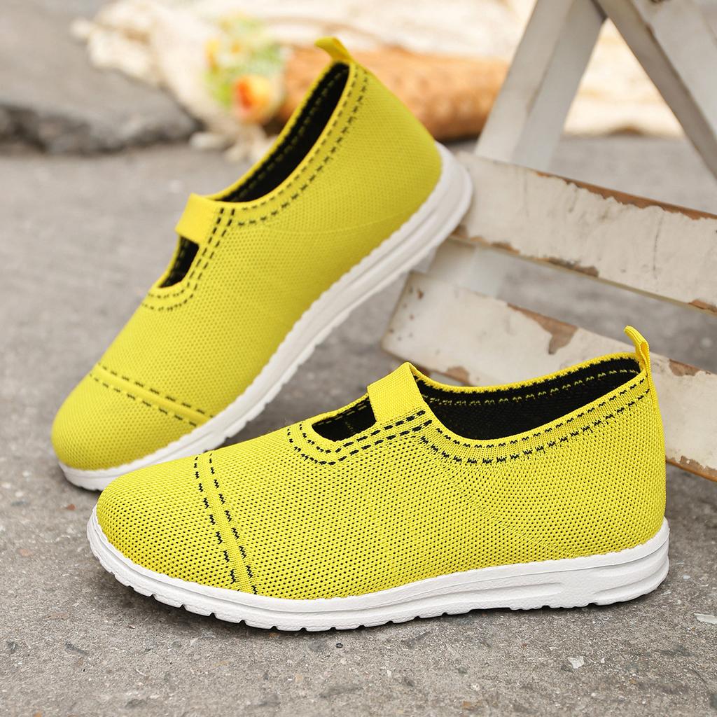 Cloth Shoes Soft Sole Sports Casual Shoes Wide Fat Feet Mother Shoes Large Size Square Dance Shoes Mesh